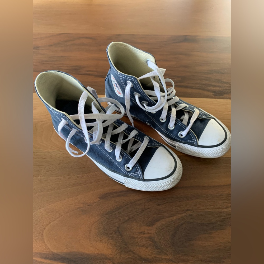 High Top Converse All Star Chuck Taylor Blue Sneakers